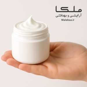 کرم مرطوب‌کننده گیاهی ۱۲ ساعته | آبرسان قوی پوست | برند ملکا
