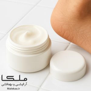 کرم ترک پا گیاهی | درمان ترک‌های عمیق پاشنه | محصول طبیعی ملکا