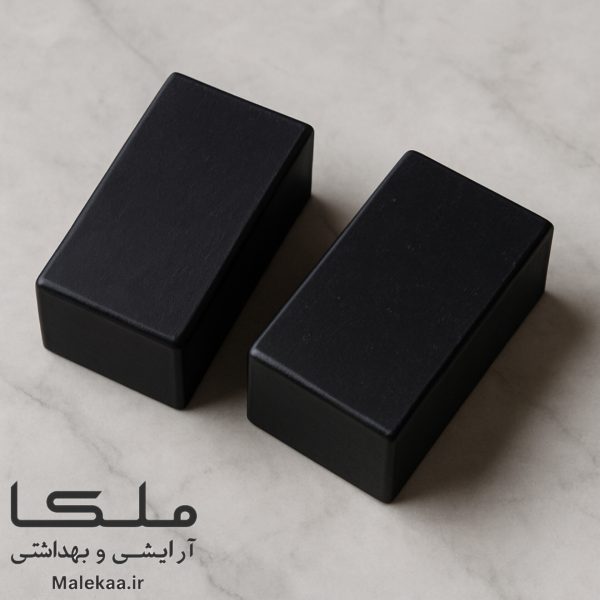 صابون زغال گیاهی کربن اکتیو ملکا – پاکسازی عمیق و کنترل چربی پوست